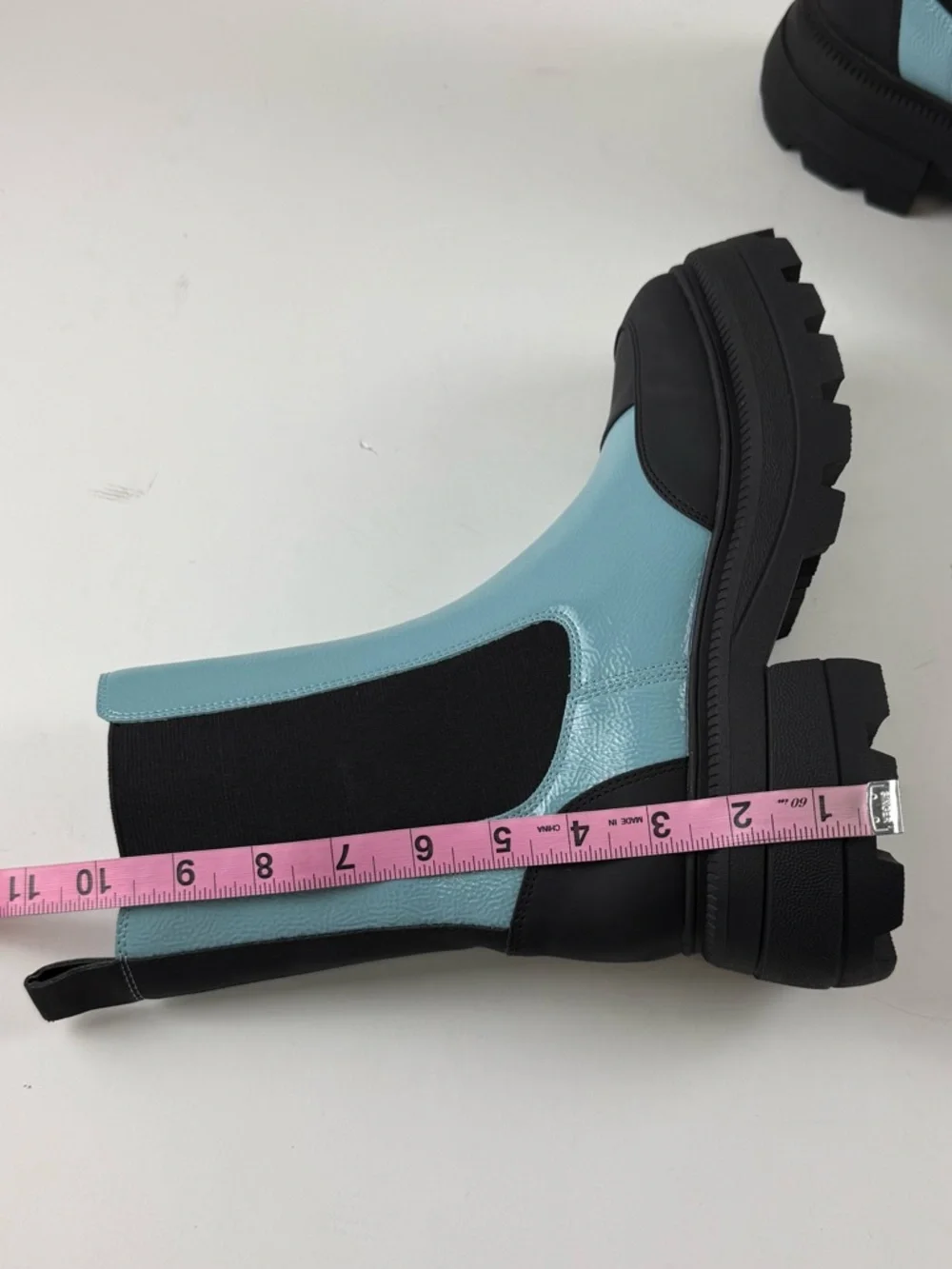 Katy Perry The Geli Combat Boot Womens Size 8.5M Blue Black Chunky Platform NEW - Picture 11 of 14